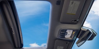 A Beautiful View of the Clear Skies from the Sunroof of the Chevy Colorado