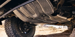 Under the Rear of a Chevy Silverado HD