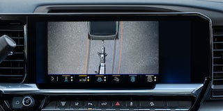 The Display Dashboard of 2025 Chevy Silverado HD is Showing a Camera Footage