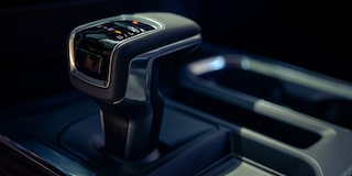 Close-up of the Gear Shift Stick of a 2025 Chevy Silverado Pickup Truck