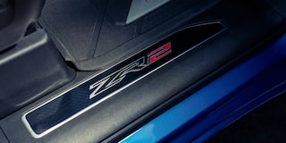 Close-up of the ZR2 Logo Next to the Floor Mats