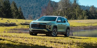 2026 Chevy Equinox Parked Outside the Edge of the Woods Near a Lake
