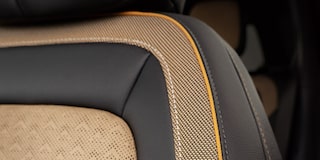Close Up View of the Seating Fabric Inside the 2026 Chevy Equinox