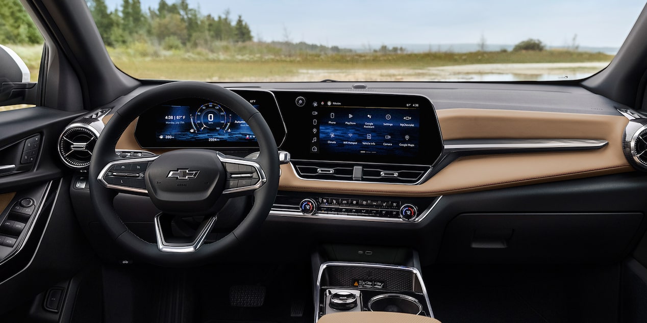 Wide View of the 2026 Chevy Equinox Interior Dashboard