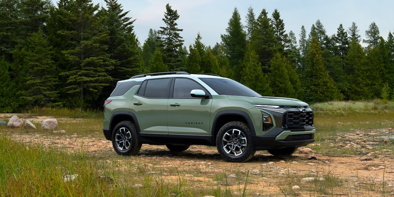 2026 Chevy Equinox Parked at a Campsite in the Woods