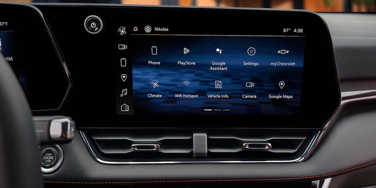 2026 Chevy Equinox Interior Touchscreen Infotainment System
