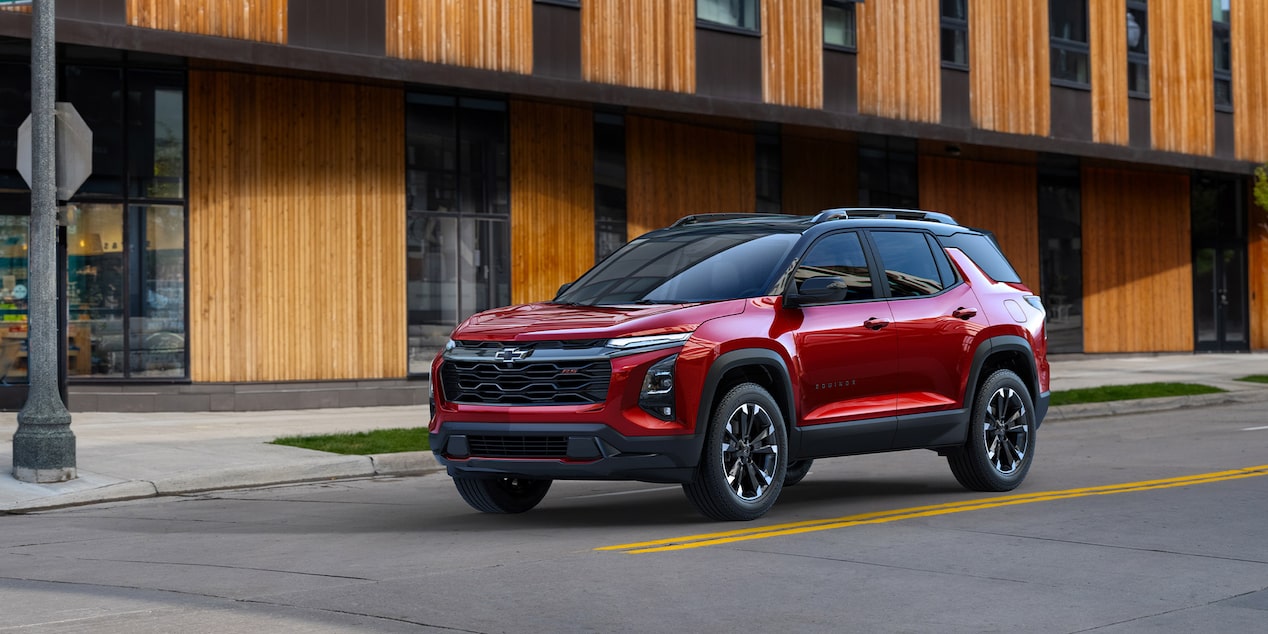 2026 Chevy Equinox Driving On a City Street