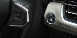 Botón de encendido sin llave dentro de la Chevy Trailblazer 2026