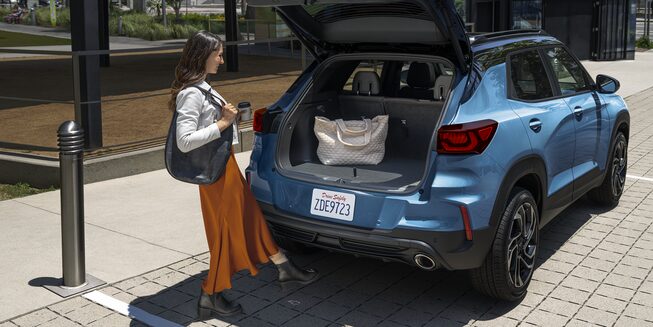 2026 Chevrolet Trailblazer cargo space demonstration