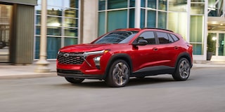 2026 Chevy Trax Parked in Front of an Apartment Building