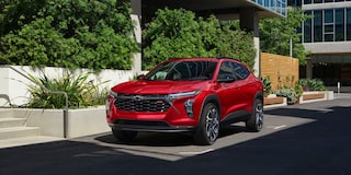 2026 Chevy Trax Parked in Front of a Building