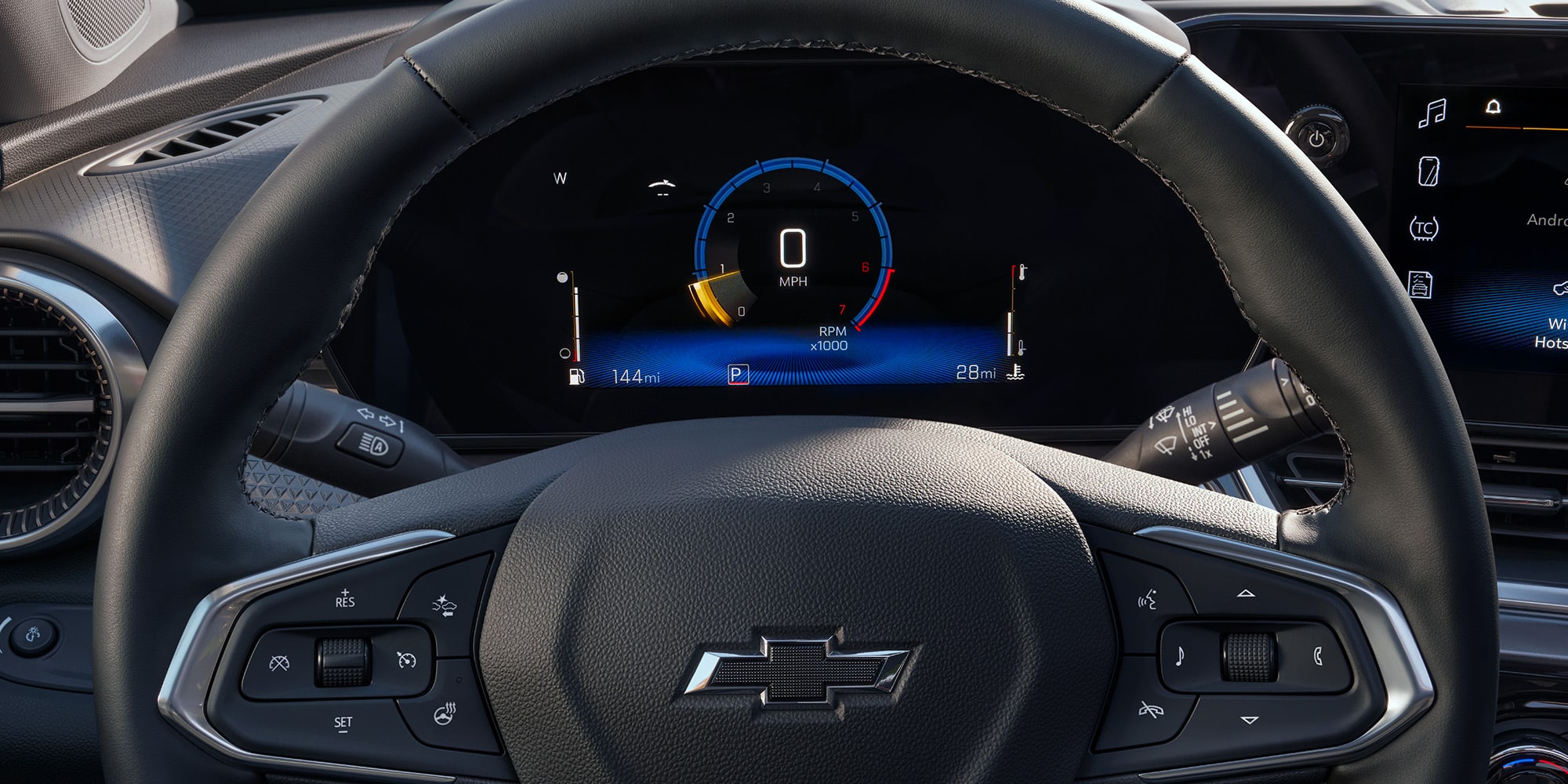 Driver's Information Center Screen Inside the 2026 Chevy Trax