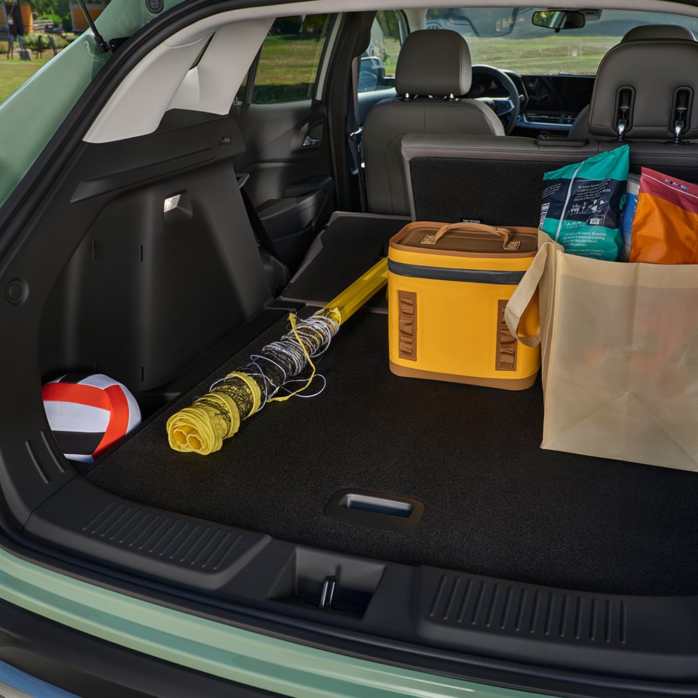 Beach Day Equipment Packed in the Trunk of the 2026 Chevy Trax