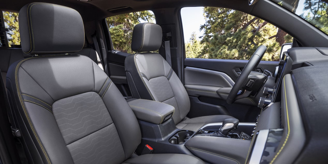 Side View of the Front Interior of a 2026 Chevy Colorado