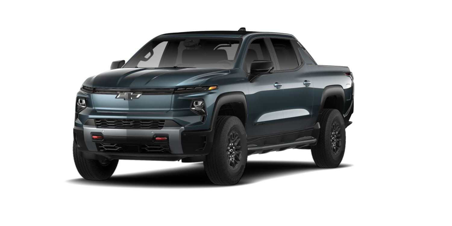 2026 Chevrolet Silverado EV Trail Boss in Blue Smoke Metallic