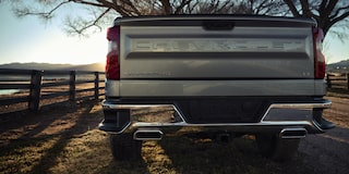Back view of the 2026 Chevrolet Silverado LD Crew Cab LT.