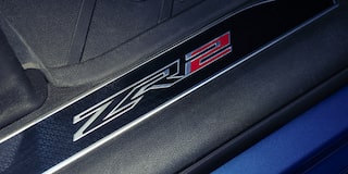 2026 Chevy Silverado ZR2 Badging on Interior Doorstep