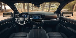 Silverado Crew Cab High Country Jet Black interior with available Midnight Edition.