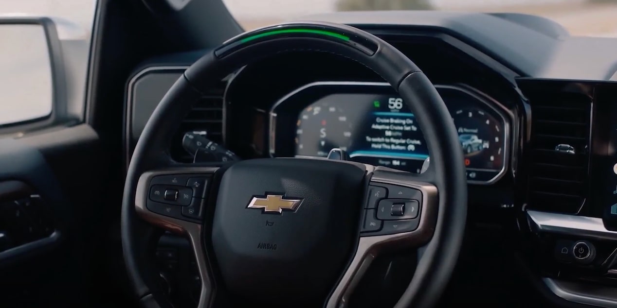 Super Cruise feature of the 2026 Silverado LD.