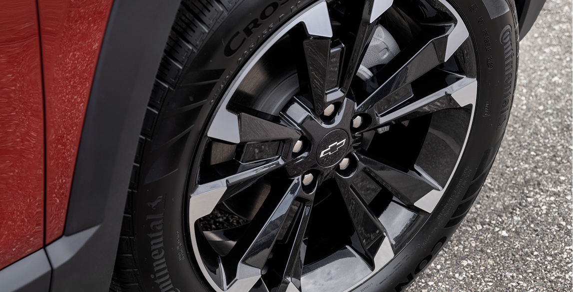 Close-up of a 2027 Chevy Equinox Wheel