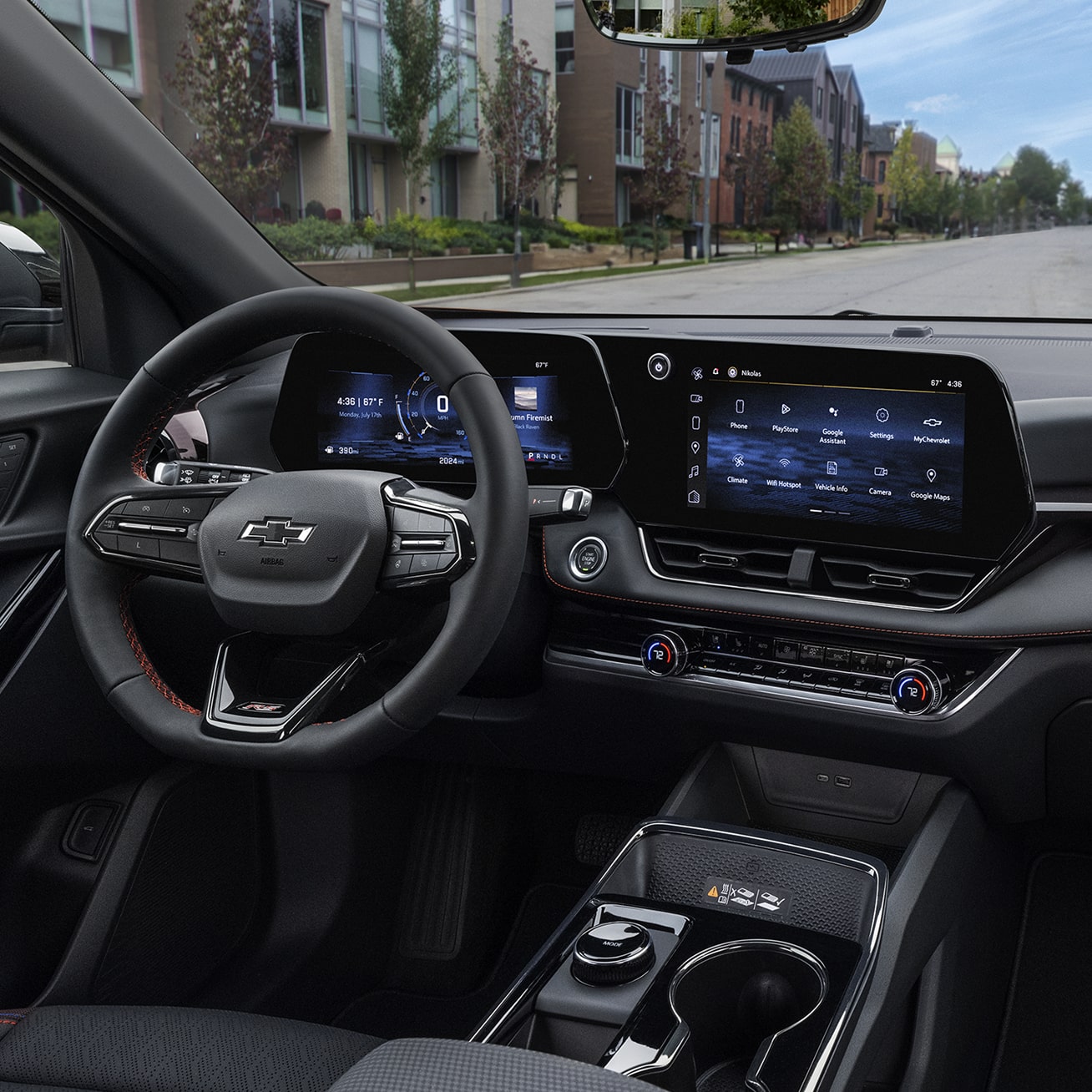 The 2027 Chevy Equinox Interior Driver's Side Seat and Dashboard