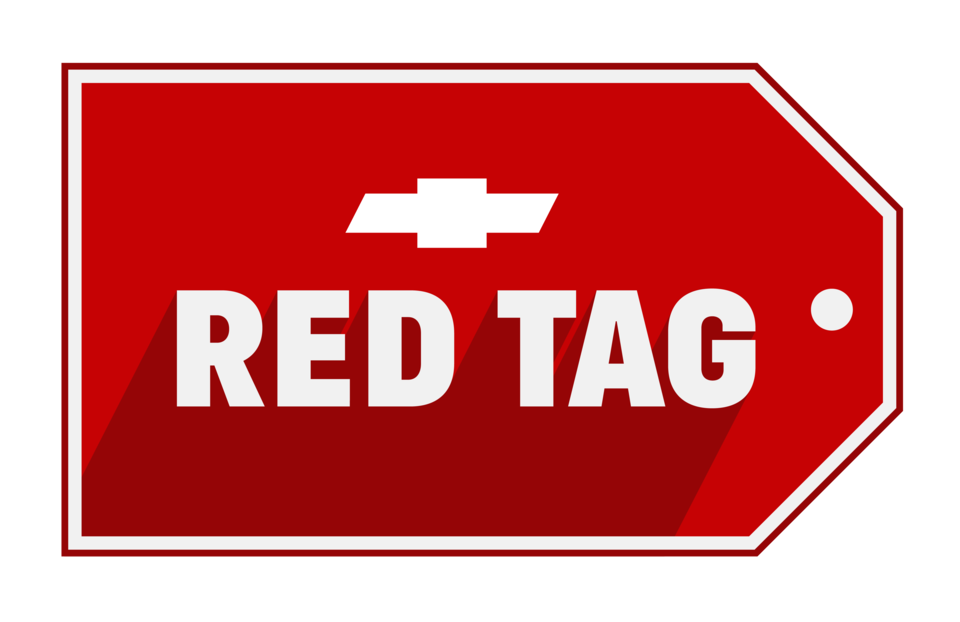 CHEVY RED TAG