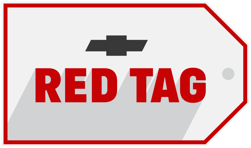 CHEVY RED TAG