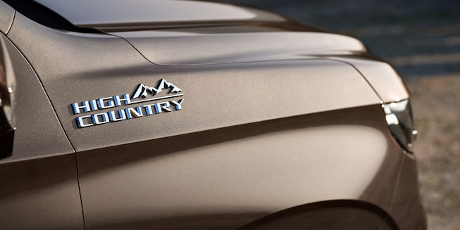 2021 Chevy Tahoe High Country Badging
