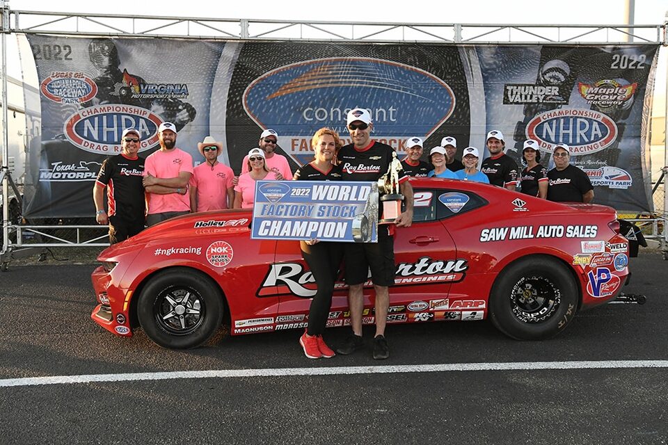 David Barton drove a COPO Camaro to his third Constant Aviation Factory Stock Showdown title. Photo: Auto Imagery, Inc.