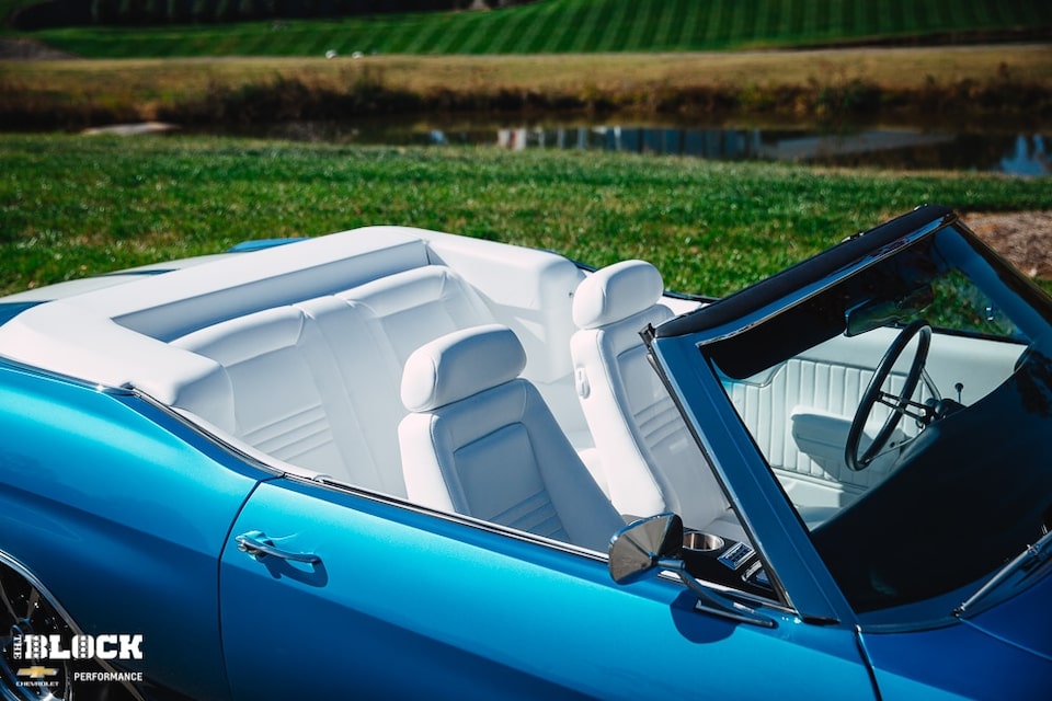 This 1970 Chevelle has an Ultraleather interior.