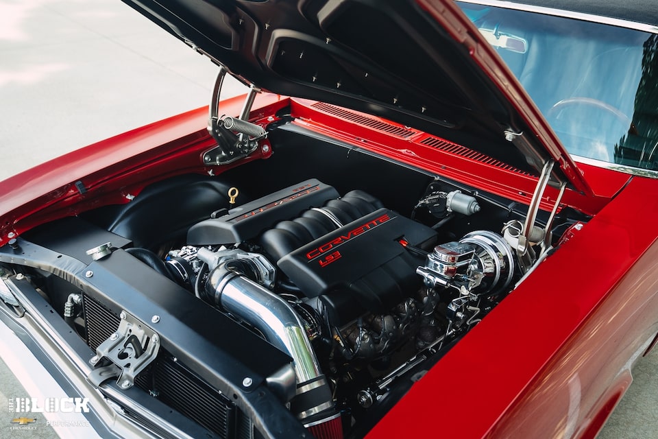 This 1969 Nova has a Chevrolet Performance LS365/480 crate engine* under the hood.