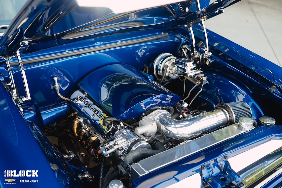 RK Motors' 1972 Nova is powered by a Chevrolet Performance LS3 crate engine.*