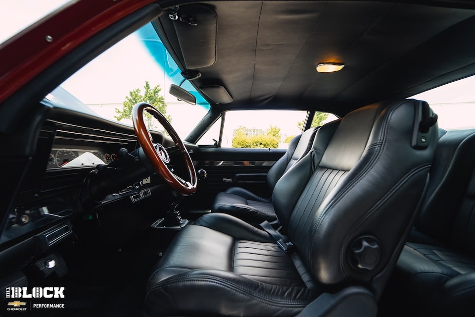 The interior of the 1969 Nova.