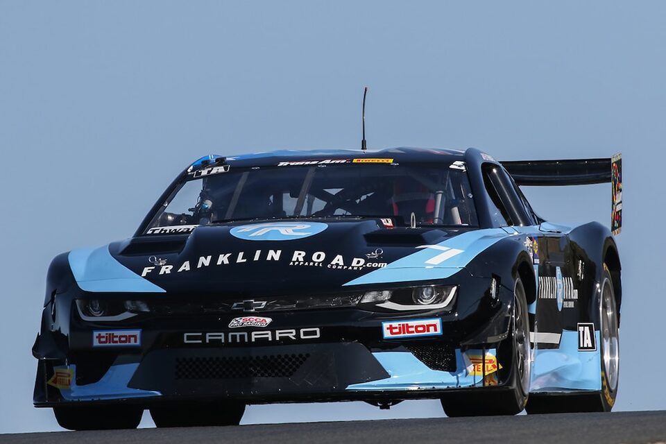 Thwaits currently drives a Camaro in the headlining TA class of the Trans Am Series presented by Pirelli. Photo: Chris Clark