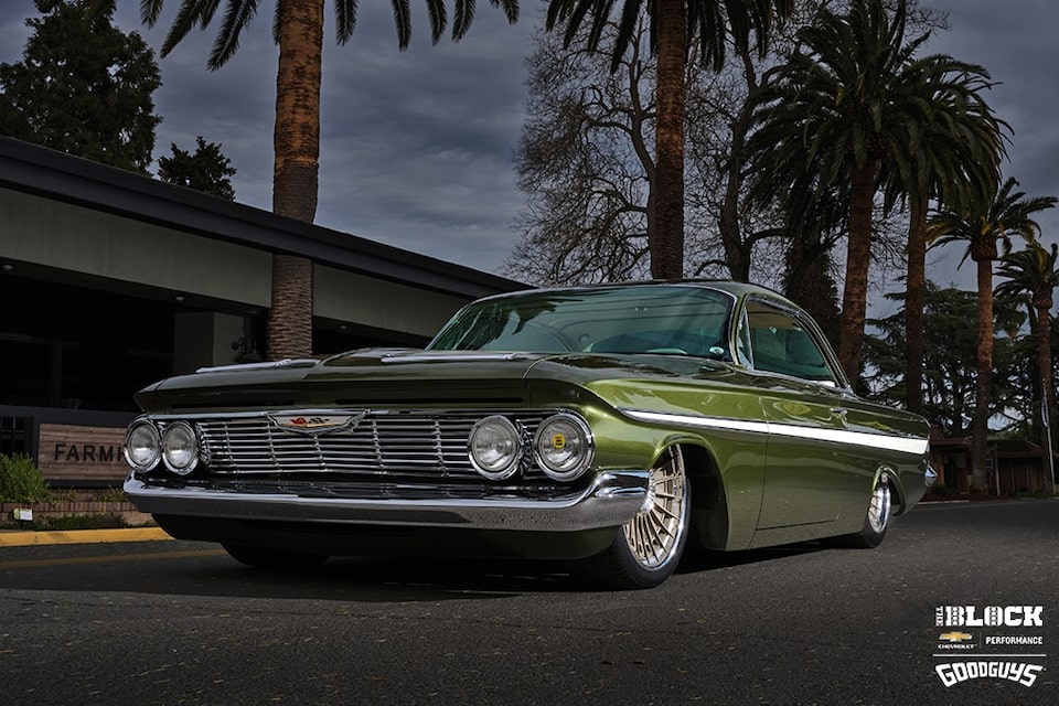 El premiado Impala 1961 de Big Oak Garage.