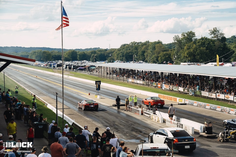 Drag racing is a major part of the festivities each year.