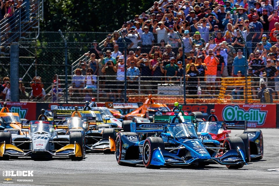 NTT INDYCAR Series driver Scott McLaughlin (No. 3) scored a dominating win for Team Chevy at the Grand Prix of Portland.