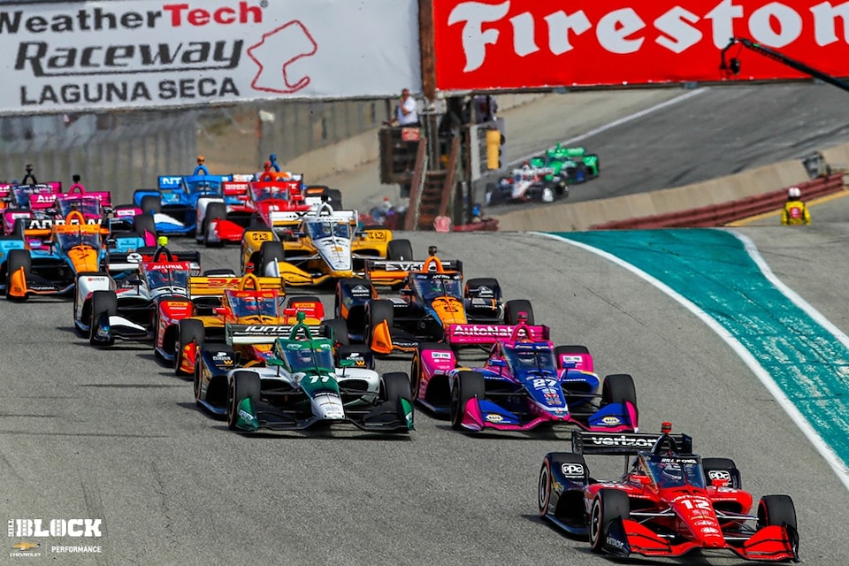 Power leads the field to green at WeatherTech Raceway Laguna Seca. Over the weekend he scored his 68th INDYCAR pole – the most all-time.