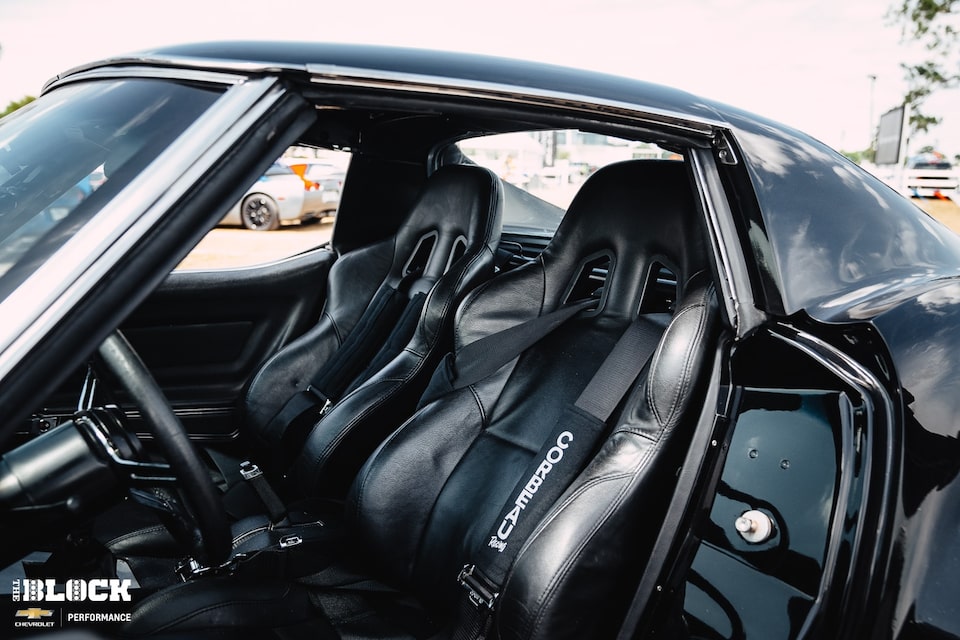 The interior features both performance and comfort upgrades.