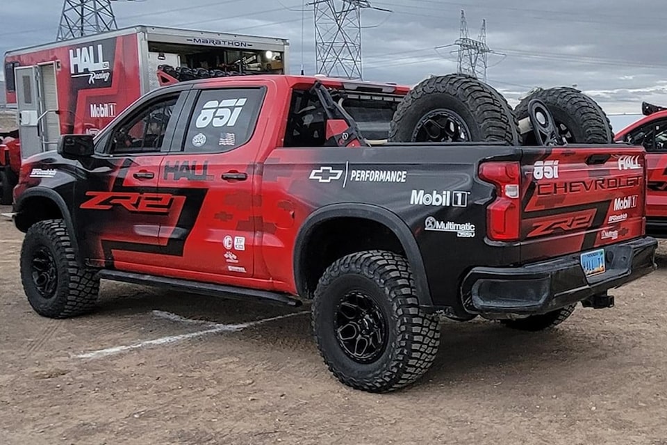 Hall Racing in the pits during the BFGoodrich Tires Mint 400 outside of Las Vegas.