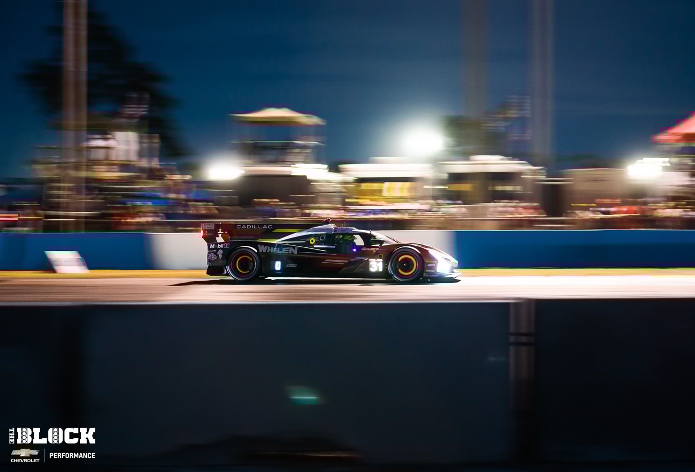 The No. 31 Cadillac V-Series.R scored the Cadillac Racing program's first GTP win in the Mobil 1 Twelve Hours of Sebring.