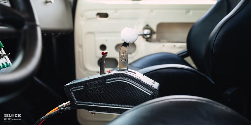 Shifter Inside The 1966 Chevy C10 Custom Truck