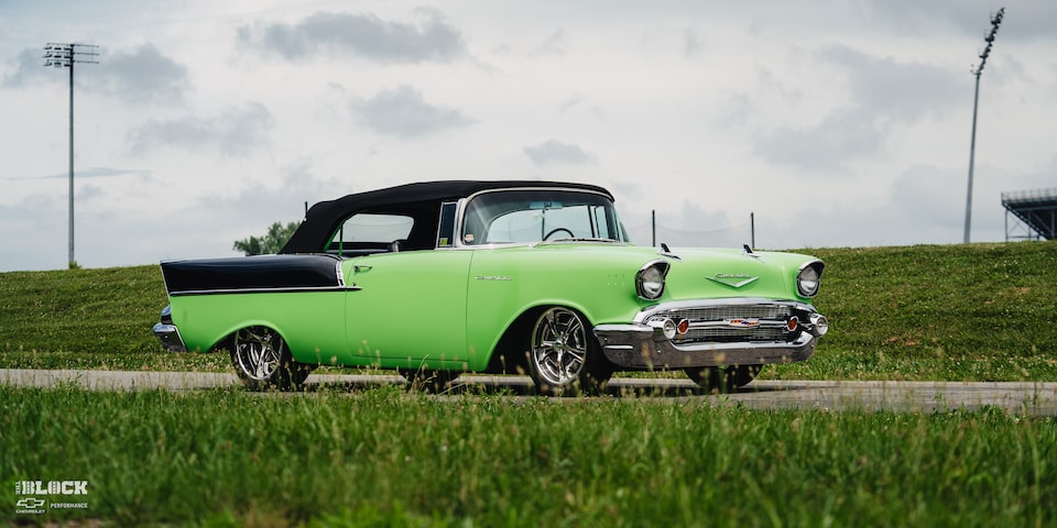 Dave Laird has owned this 1957 Chevy convertible for most of his life.