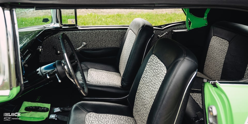 The interior features the cobblestone pattern that came with the 150 model from the factory.