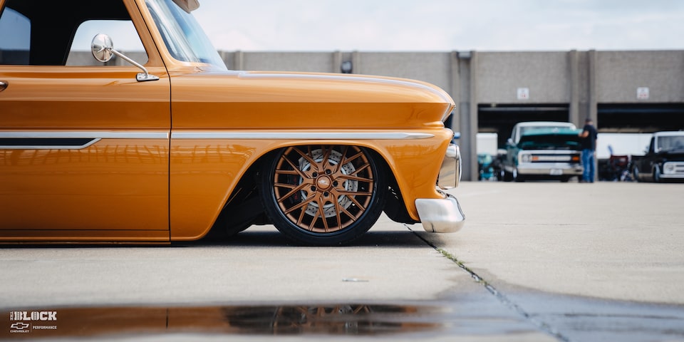 1966 Chevy C10 Custom Truck Passenger Side Front Wheel