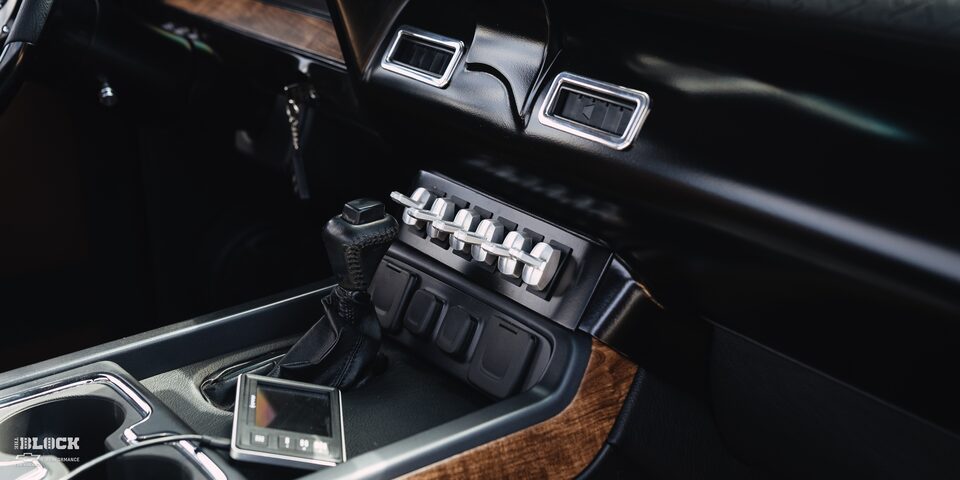 1966 Chevy C10 Custom Truck Close-Up Of Interior Controls