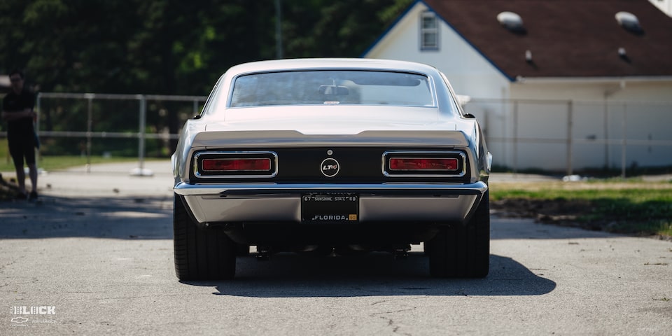 Even from behind, there is no doubt about the LT4 under the hood.