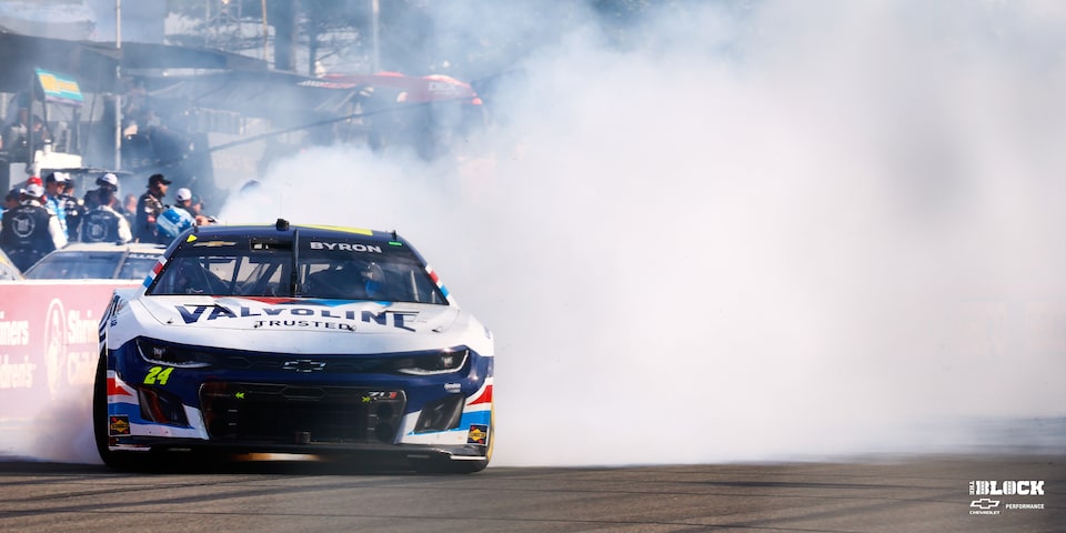 Byron’s five wins lead all Cup Series drivers this season.