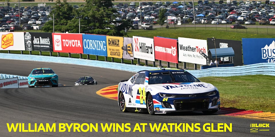 William Byron Wins at Watkins Glen