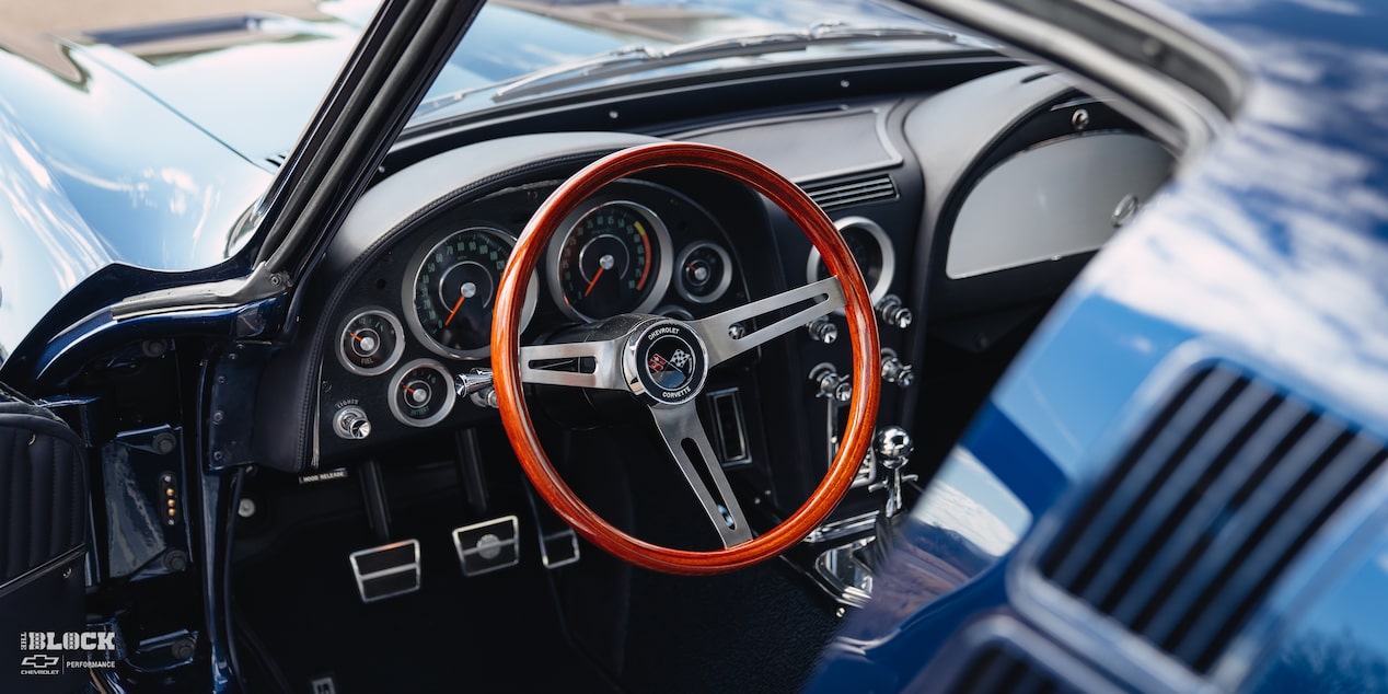 Al Knoch Interiors did the interior work on the ’64 Corvette.